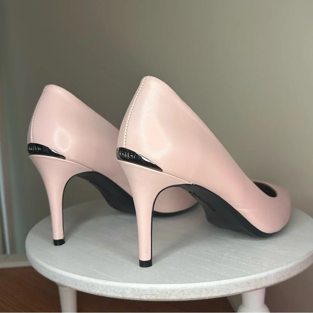 Calvin Klein Gayle Pump Heels Pale Powder Pink Womens - Picture 6 of 16